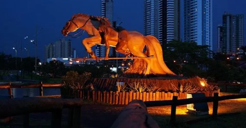 Observação do céua na noite de hoje no Parque das Nações Indígenas