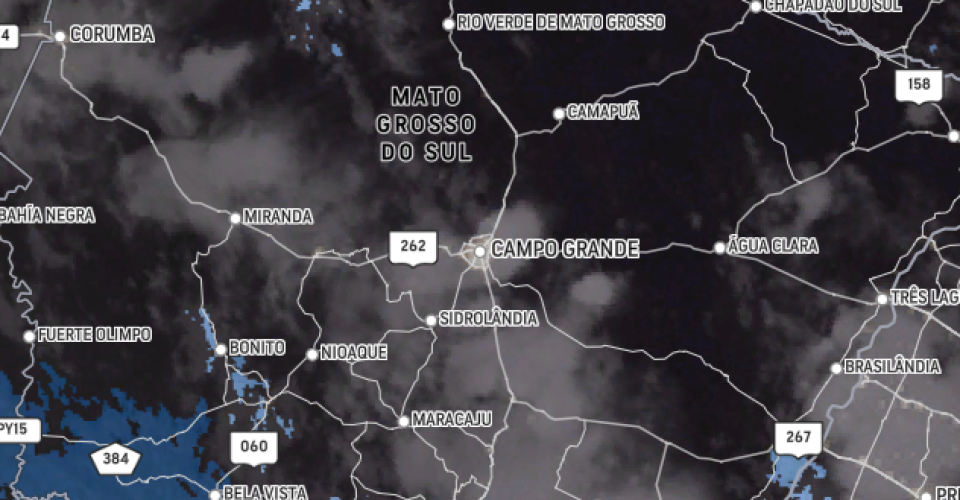 Depois de ventos fortes, chove em Campo Grande