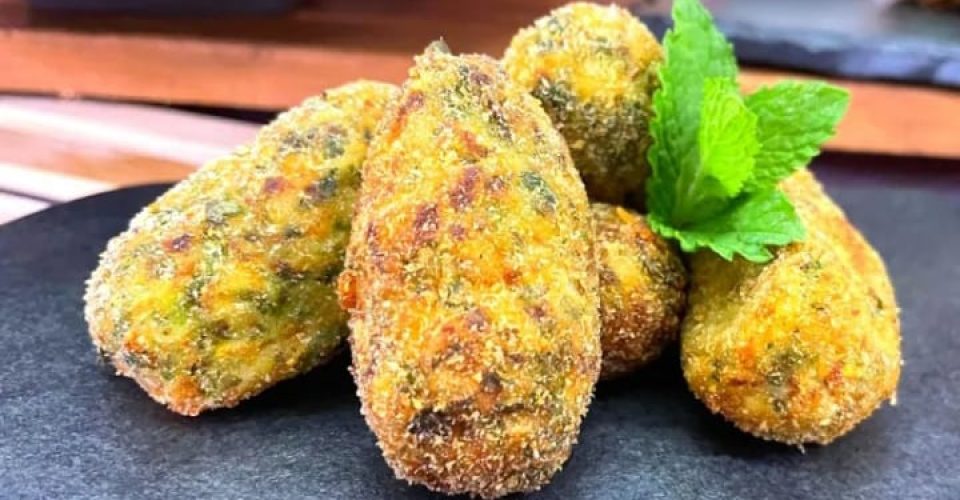 croquete abobrinha verde