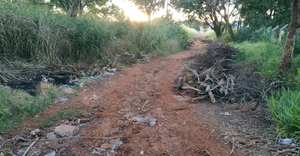 Moradores, rua, matagal