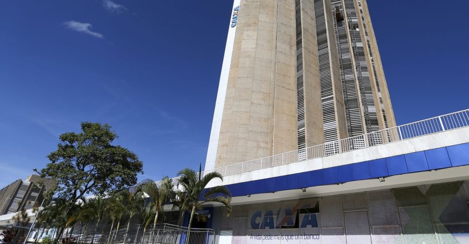Edificio sede da Caixa Econômica Federal.  (Foto: Marcelo Camargo/Agência Brasil)