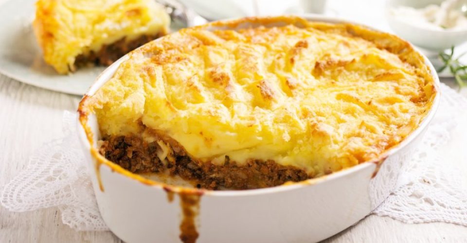 Receita Inglesa  Shepherd's Pie 