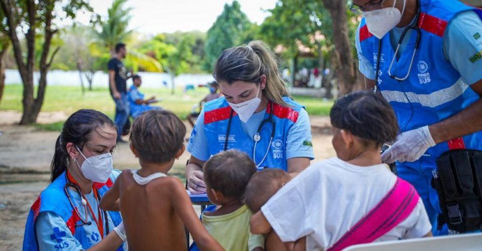Força nacional do SUS em atendimento aos Yanomamis