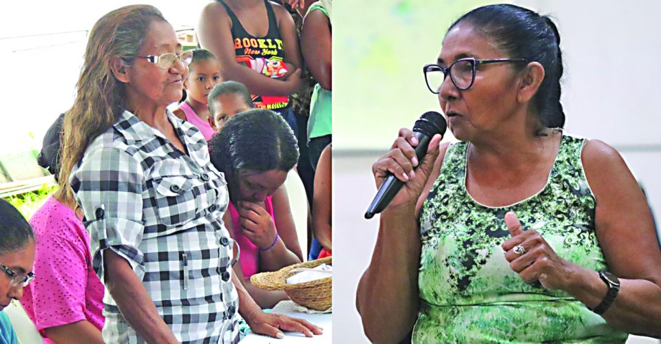 Catariana Guató e Eliane Aires, lideranças locais, que estarão presentes em Brasília - Foto: Acervo Ecoa