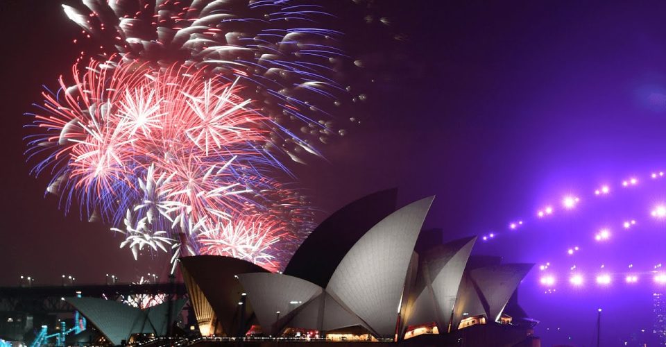 sydney australia fogos de artificio 2022 ano novo reveillon