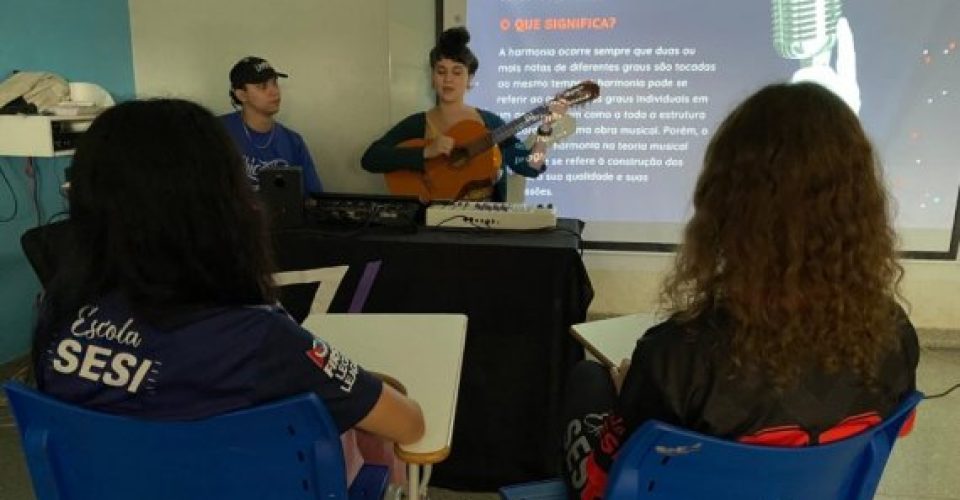 Alunos fazem nova leitura de músicas do Mato Grosso do Sul