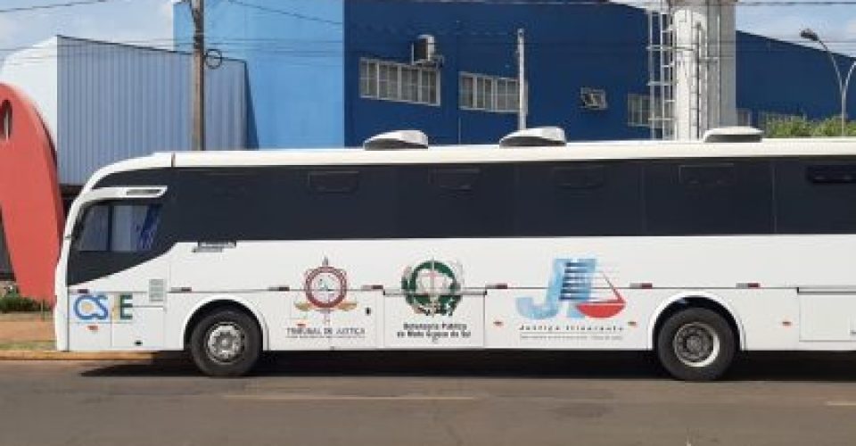 Ônibus da Justiça Itinerante estará em Selvíria na quinta-feira (19) Foto: Reprodução/Prefeitura de Três Lagoas