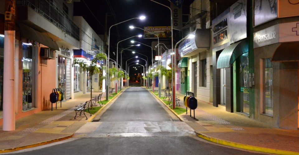 paranaiba centro calcadao ms mato grosso do sul interior cidade municipio