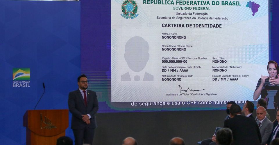 Solenidade de lançamento da Carteira de Identidade Nacional