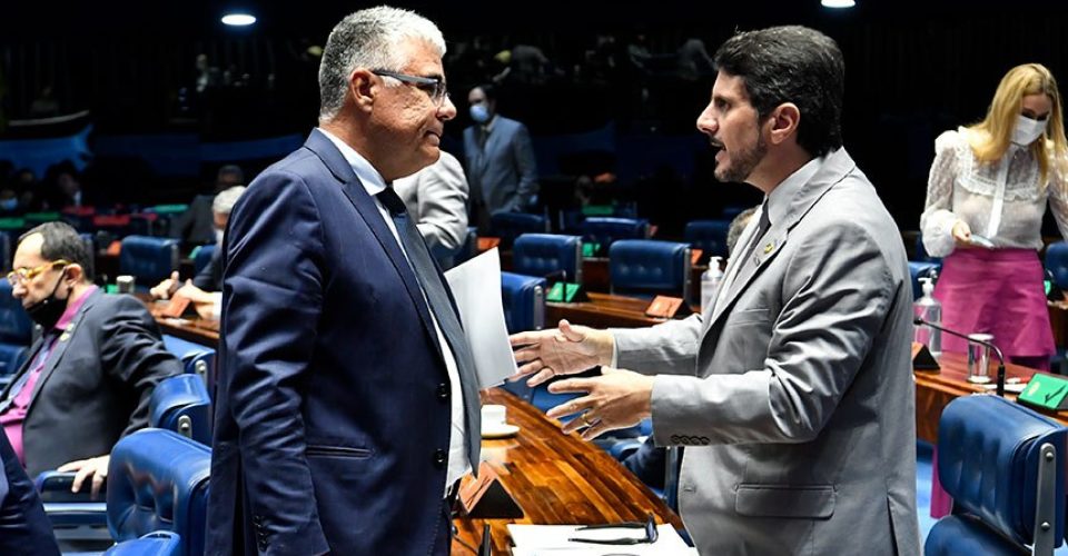 O senador Marcos do Val (Podemos-ES) comunicou que a Polícia Legislativa do Senado encontrou os responsáveis pelas ameaças aos senadores Eduardo Girão, Eliziane Gama e Simone Tebet,
- Foto: Waldemir Barreto/Agência Senado