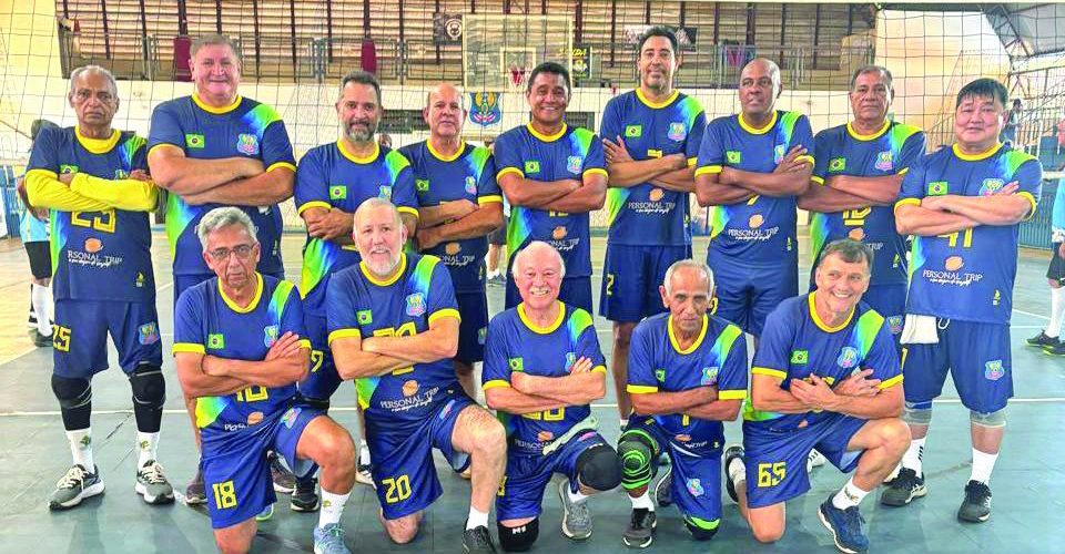 Equipe masculina
de vôlei adaptado
do Círculo Militar - Foto: Divulgação